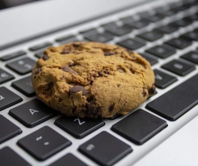 Cookie on the keyboard