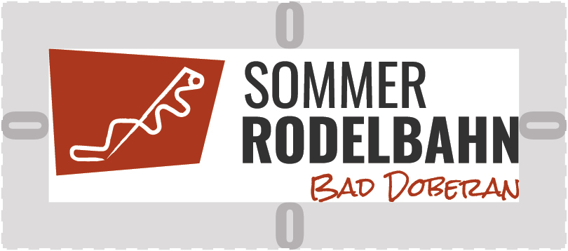 Sommerrodelbahn Logo mit Schutzzone