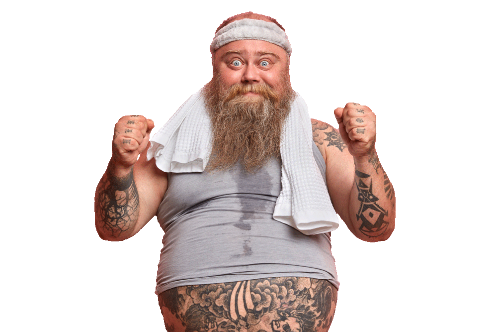 funny-overweight-man-being-sweaty-after-intensive-cardio-raises-clenched-fists-dressed-sportswear-does-morning-exercises-loose-weight-puts-all-efforts-be-fit-healthy-sport-obesity