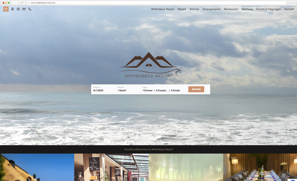 Wittenbeck Resort Webseite Wittenbeck Resort Webseite