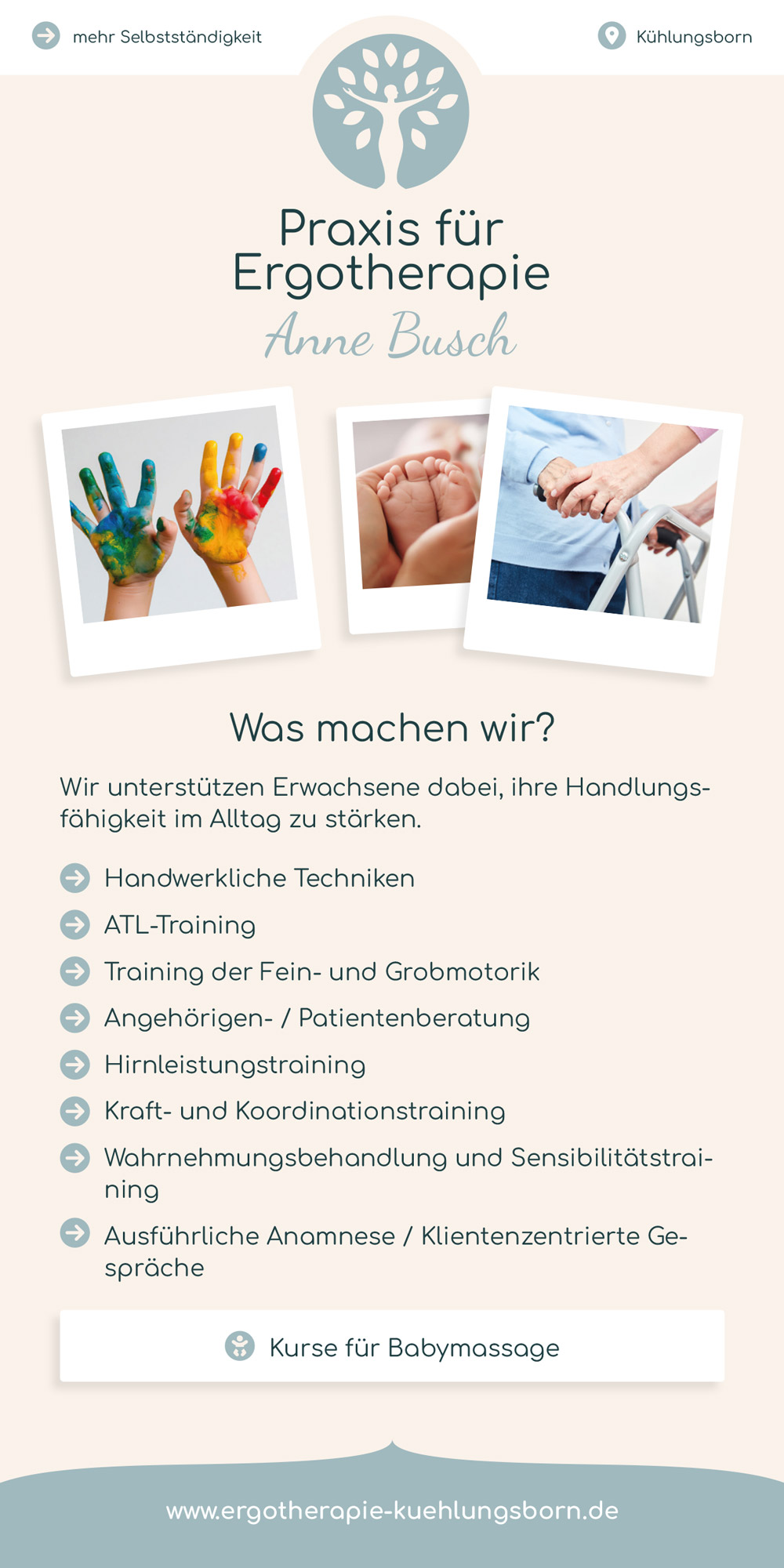 Ergotherapie Busch Flyer