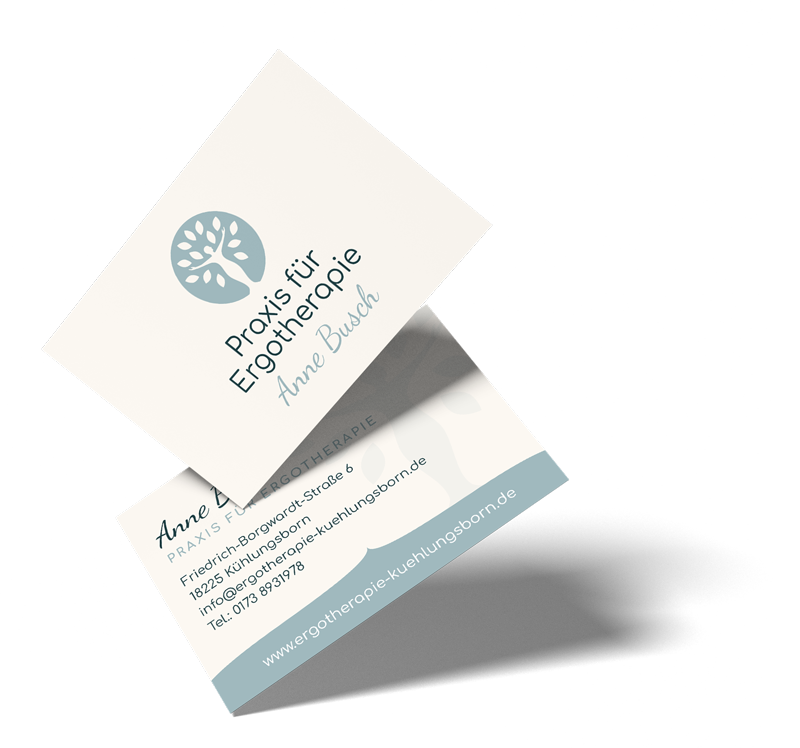 Ergotherapie Busch Visitenkarte